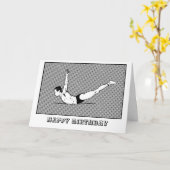 Happy Pilates Anniversaire Carte Swan Dive (Fleur jaune)