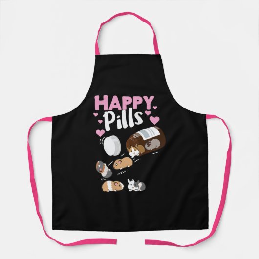Happy Pill Guinea Pig Schort (Voorkant)