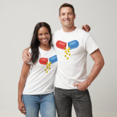 Happy Pill: positieve motieven T-shirt (Unisex)