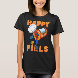 Happy Pills Daily Pill Organisator met Cute Animal T-shirt