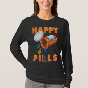 Happy Pills Daily Pill Organisator met Cute Animal T-shirt