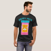 Happy Pills Medication Capsule Guinea Pig T-shirt (Voorkant volledig)
