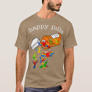 Happy Pills Parrot T-shirt