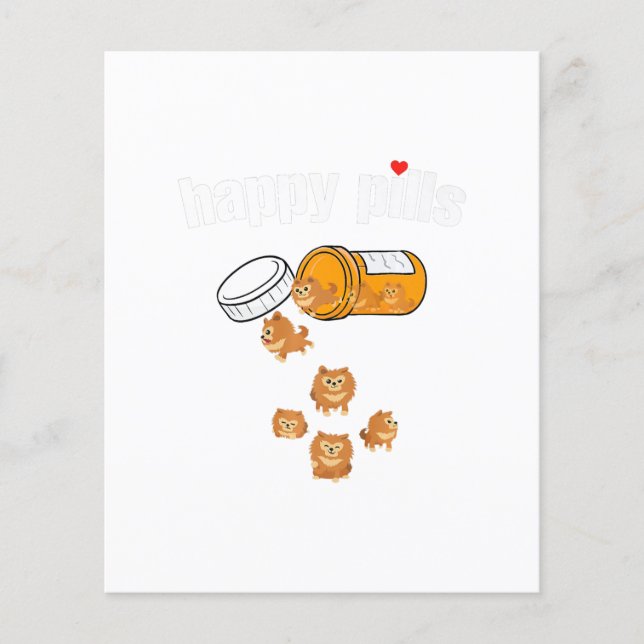 Happy Pills Pomeranian Premium (Voorkant)