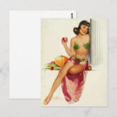 Happy Pin omhoog Briefkaart (Voorkant / Achterkant)