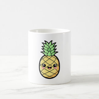 Happy Pineapple – Cute Kawaii Illustration Koffiemok