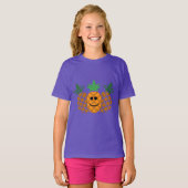 Happy Pineapple Design - T-shirt de base pour fill (Devant entier)