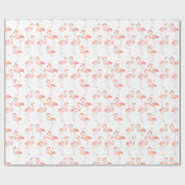 Happy Pink Flamingo's Cadeaupapier (Vlak)