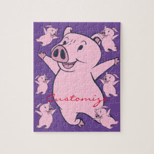 Happy Pink Jumping Thunder_Cove Legpuzzel