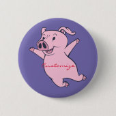 Happy Pink Jumping Thunder_Cove Ronde Button 5,7 Cm (Voorkant)