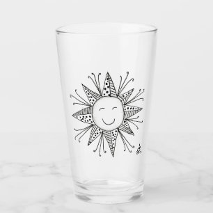 Happy Pint Glass Glas