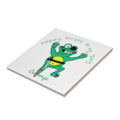 Happy Pirate Frog Day Thunder_Cove Tegeltje (Zijkant)