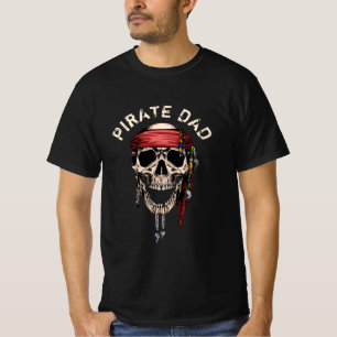 Happy PIRATE SKULL DAD T-Shirt