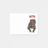 Happy Pitbull Post-it® Notes (Voorkant)