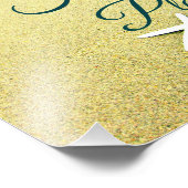 Happy Place Beach Quote Foto Afdruk (Hoek)