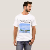 Happy Place Cabin T-shirt (Voorkant volledig)