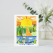 Happy Place in Maine Briefkaart (Staand voorkant)
