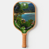 Happy Place Yelapa Uitzicht 0828 Pickleball Paddle (Achterkant)