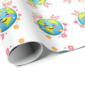 Happy Planet 2 inpakpapier (Rol Hoek)