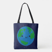 Happy Planet Earth Draagtas (Achterkant)