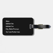 Happy Planets Bagagelabel (Achterkant horizontaal)