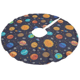 Happy Planets Boom Rok Imitatie Linnen Kerstboom Kleed