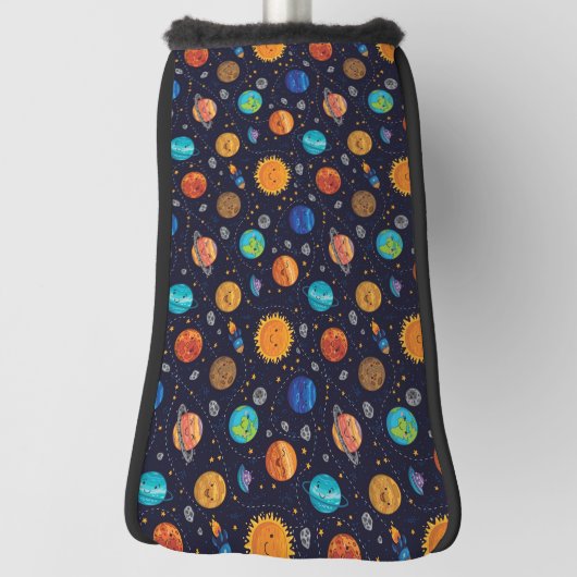 Happy Planets Golf Club Hoesje Golfheadcover (Draai 90)