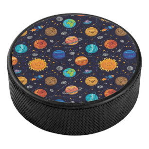 Happy Planets Hockey Puck