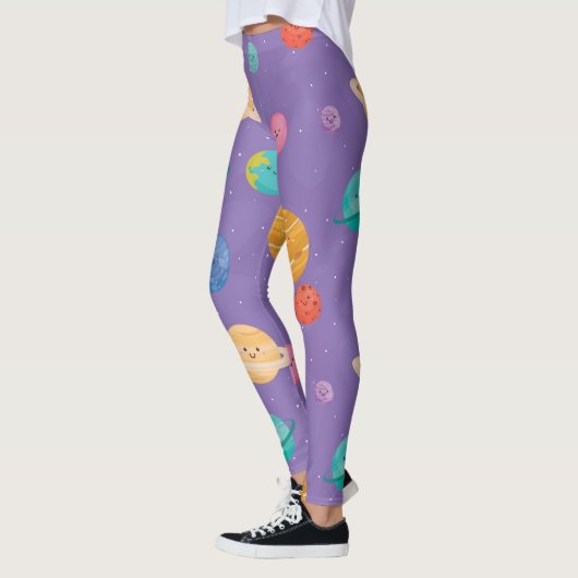 Happy Planets Leggings (Gauche)