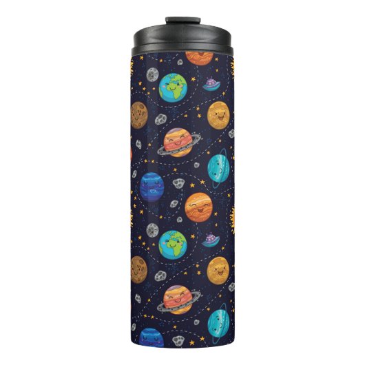 Happy Planets Thermische Tumbler Thermosbeker (Voorkant)