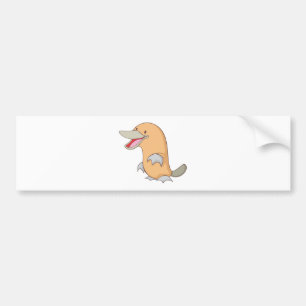 Happy Platypus Bumpersticker