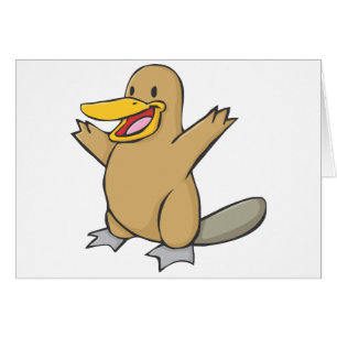 Happy Platypus Cartoon