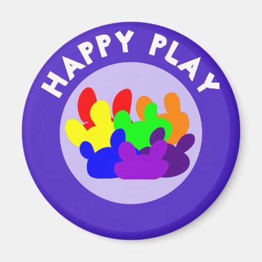 HAPPY PLAY MAGNEET (Voorkant)