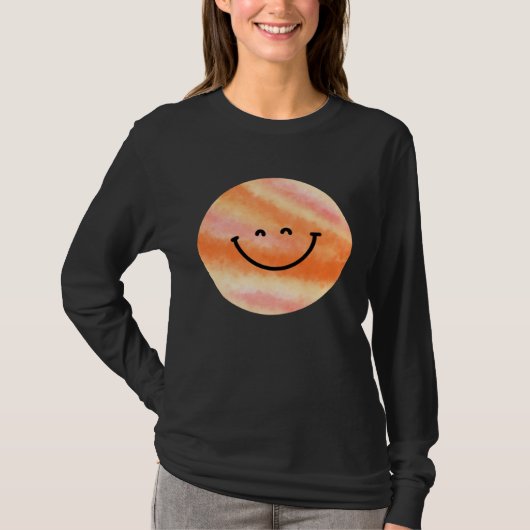 Happy Pluto Planet  Cute  Astronomy T-shirt (Voorkant)