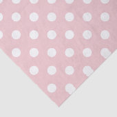 Happy ,poeder roze,polka dot,wit,girly,land, tissuepapier (Detail)