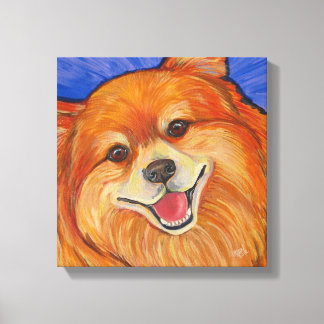 Happy Pom Canvas Afdruk