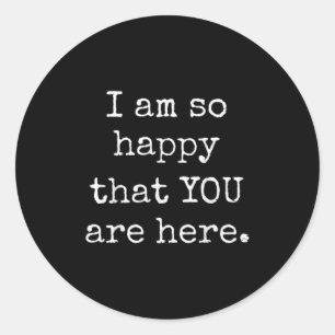 Happy Posimation-Motivatie band Ronde Sticker