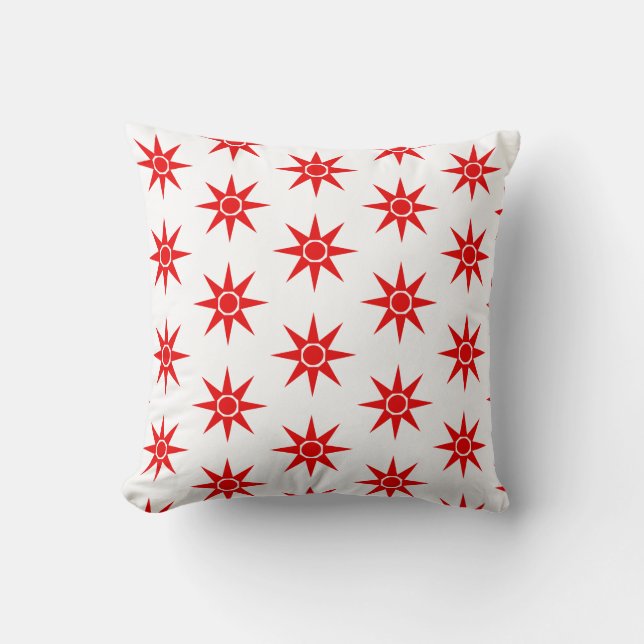 Happy Positive Magic Sun Pattern Pillow Cushion Kussen (Voorkant)