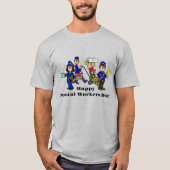 Happy Postal Workers Day T-Shirt (Voorkant)
