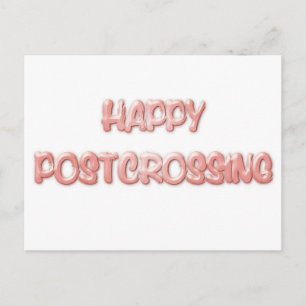 HAPPY POSTCROSSING BRIEFKAART