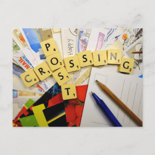 Happy Postcrossword briefkaart