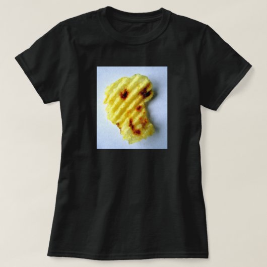 Happy Potato Chip Face T-shirt (Design voorkant)