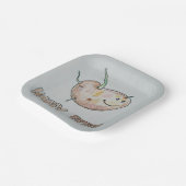 Happy Potato Paper-Bord Papieren Bordje (Gebogen)