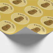 Happy Potato Party-tijd Cadeaupapier (Hoek)