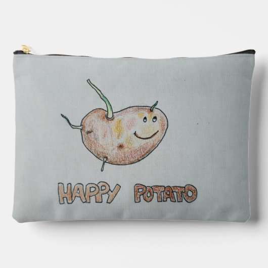 Happy Potato Print Cut Sew Bag Etui (Voorkant)