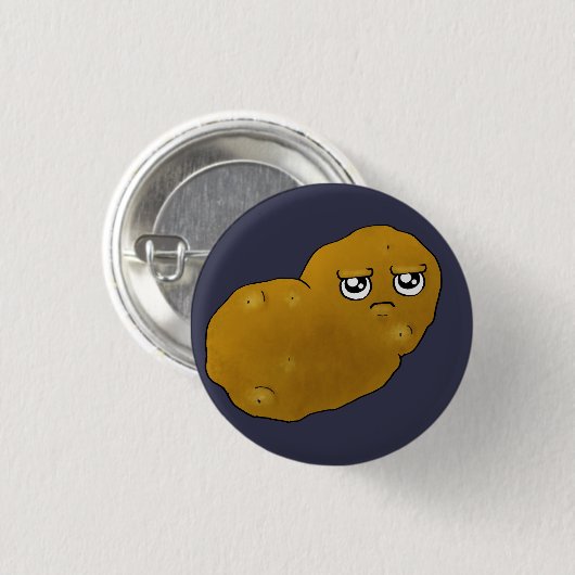 Happy Potato Ronde Button 3,2 Cm (Voorkant /achterkant)