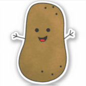 Happy Potato Sticker (Voorkant)