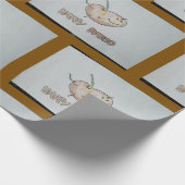 Happy Potato Wrapping Paper Cadeaupapier (Hoek)