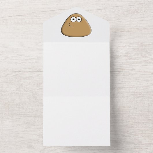 Happy Pou - All in one invitation card (À l'intérieur)