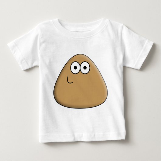 Happy Pou - Baby T-Shirt (Voorkant)
